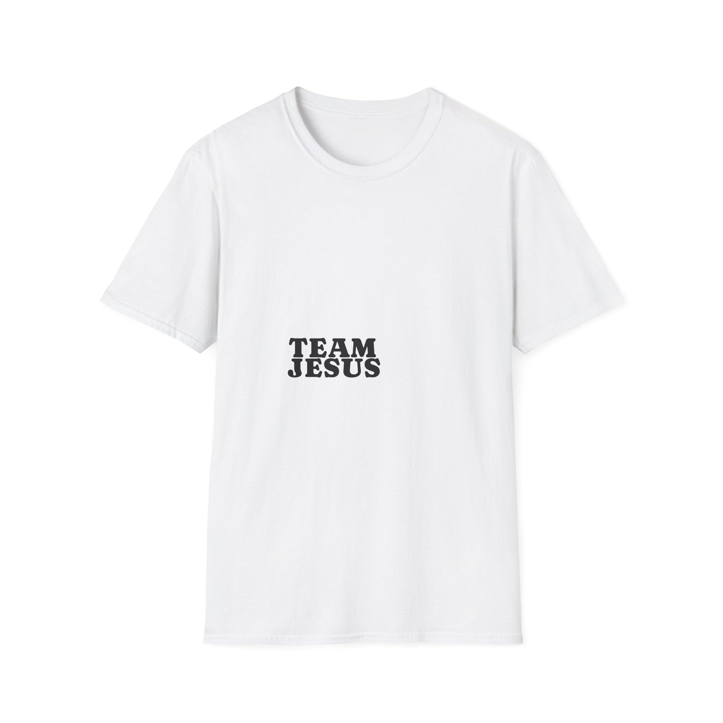 Team Jesus faith tee, soft ring-spun cotton crew neck — Apparel By Junior