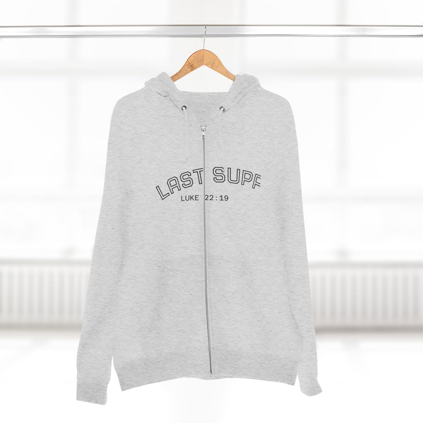 Last Supper Christian hoodie, sizes S–2XL, US printed — Apparel By Junior