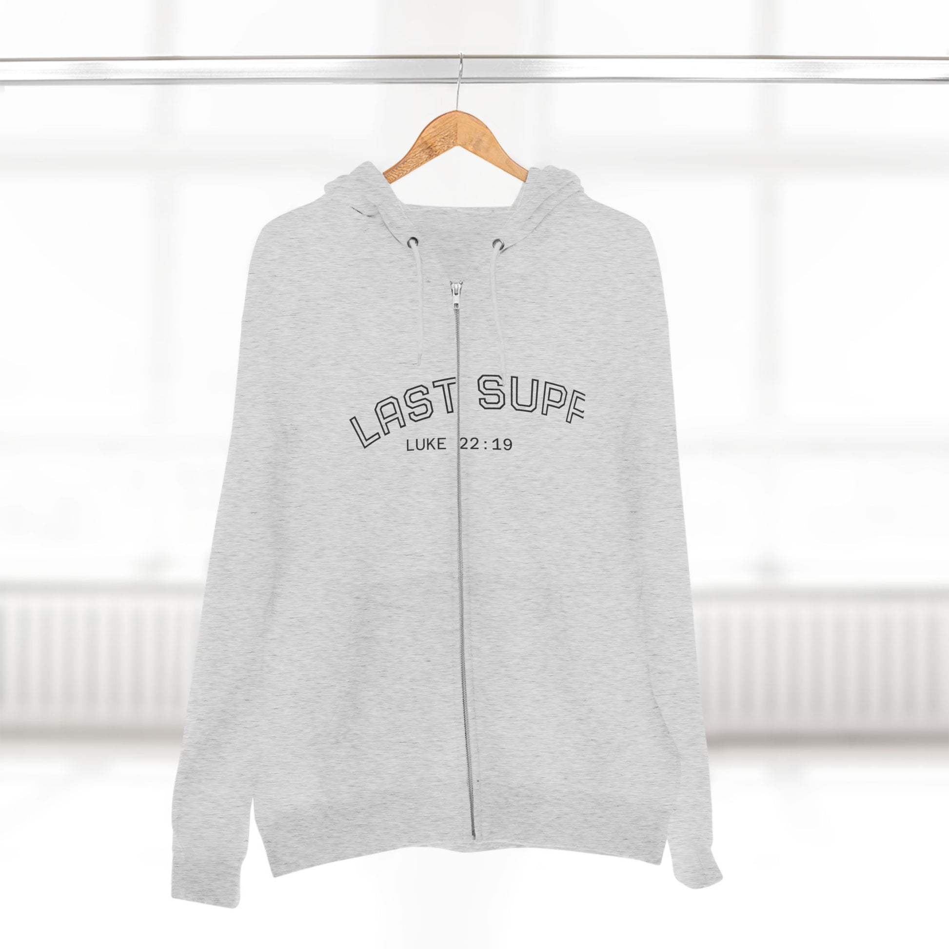 Last Supper Christian hoodie, sizes S–2XL, US printed — Apparel By Junior
