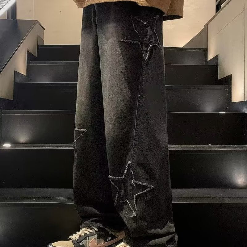 Wide Leg Y2K Jeans detail