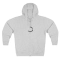 Zip Hoodie — Small Circular "Holy Spirit" Chest Graphic