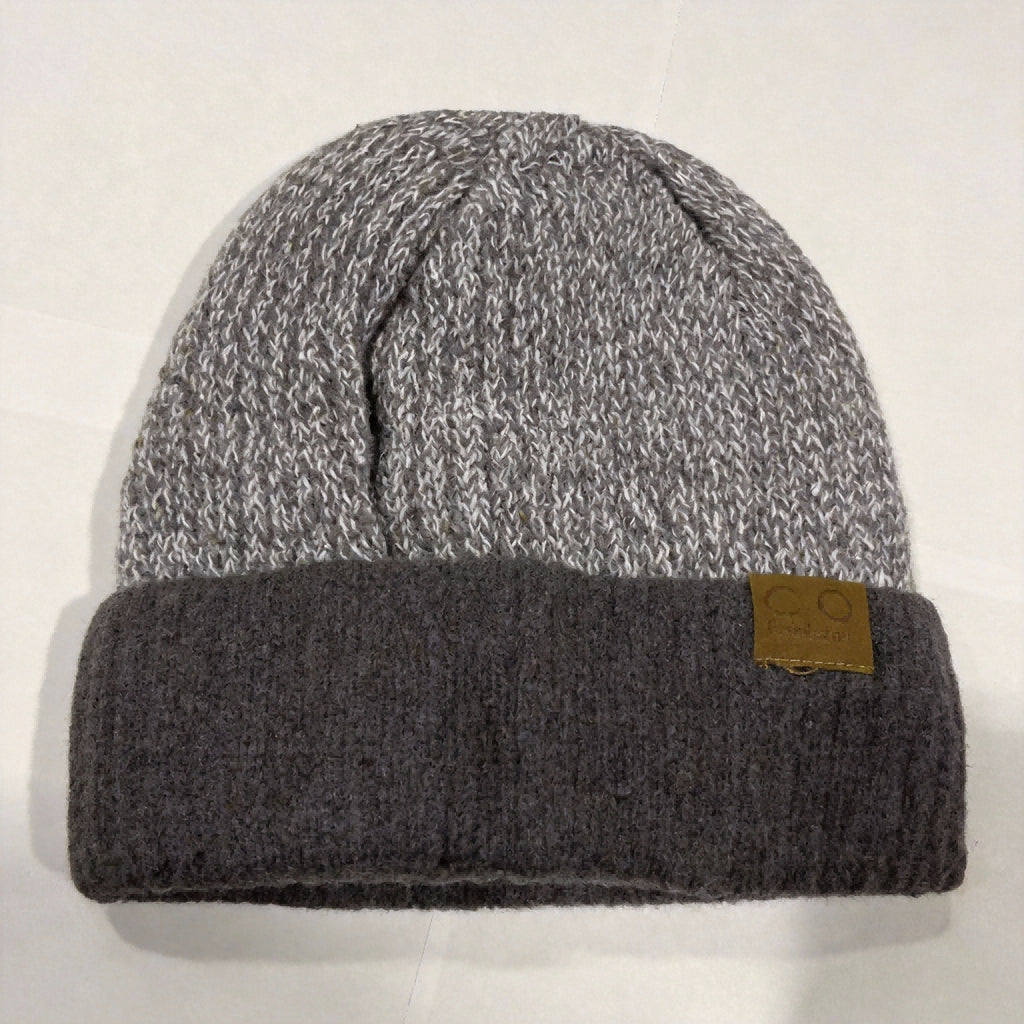 Ribbed knit beanie color options