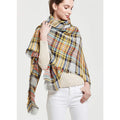 Plaid Blanket Scarf
