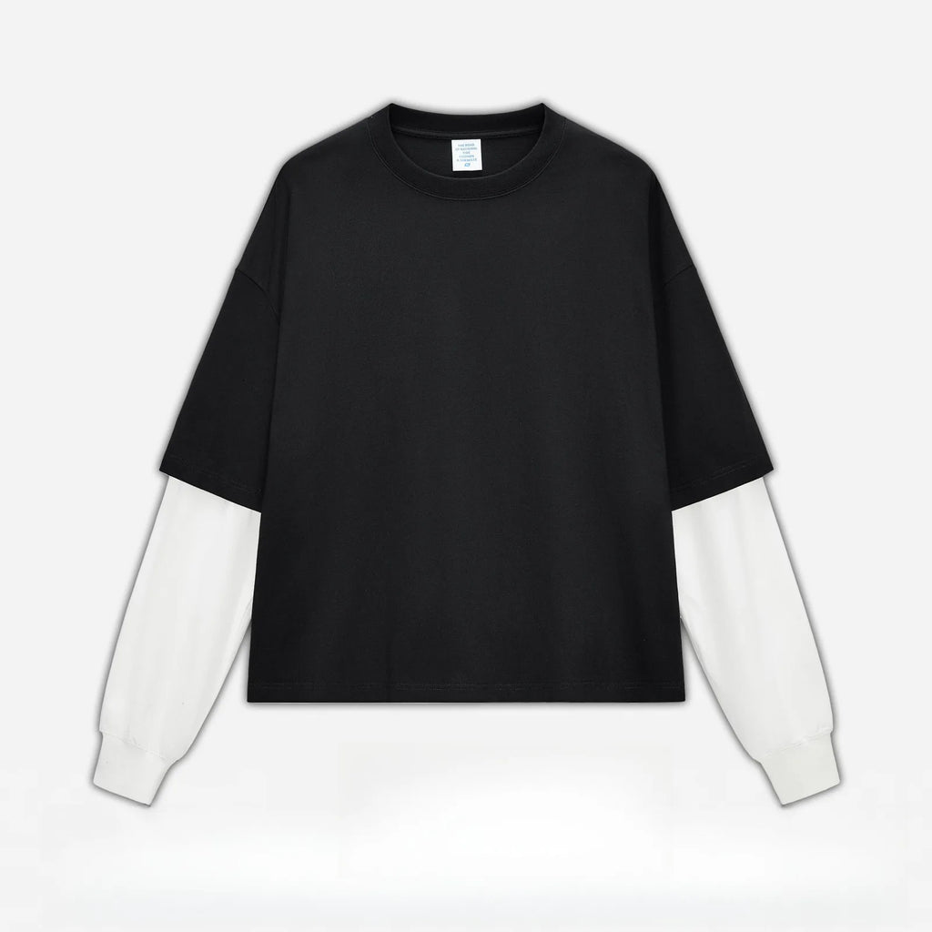 Long sleeve Tee W/ Thermal sleeves