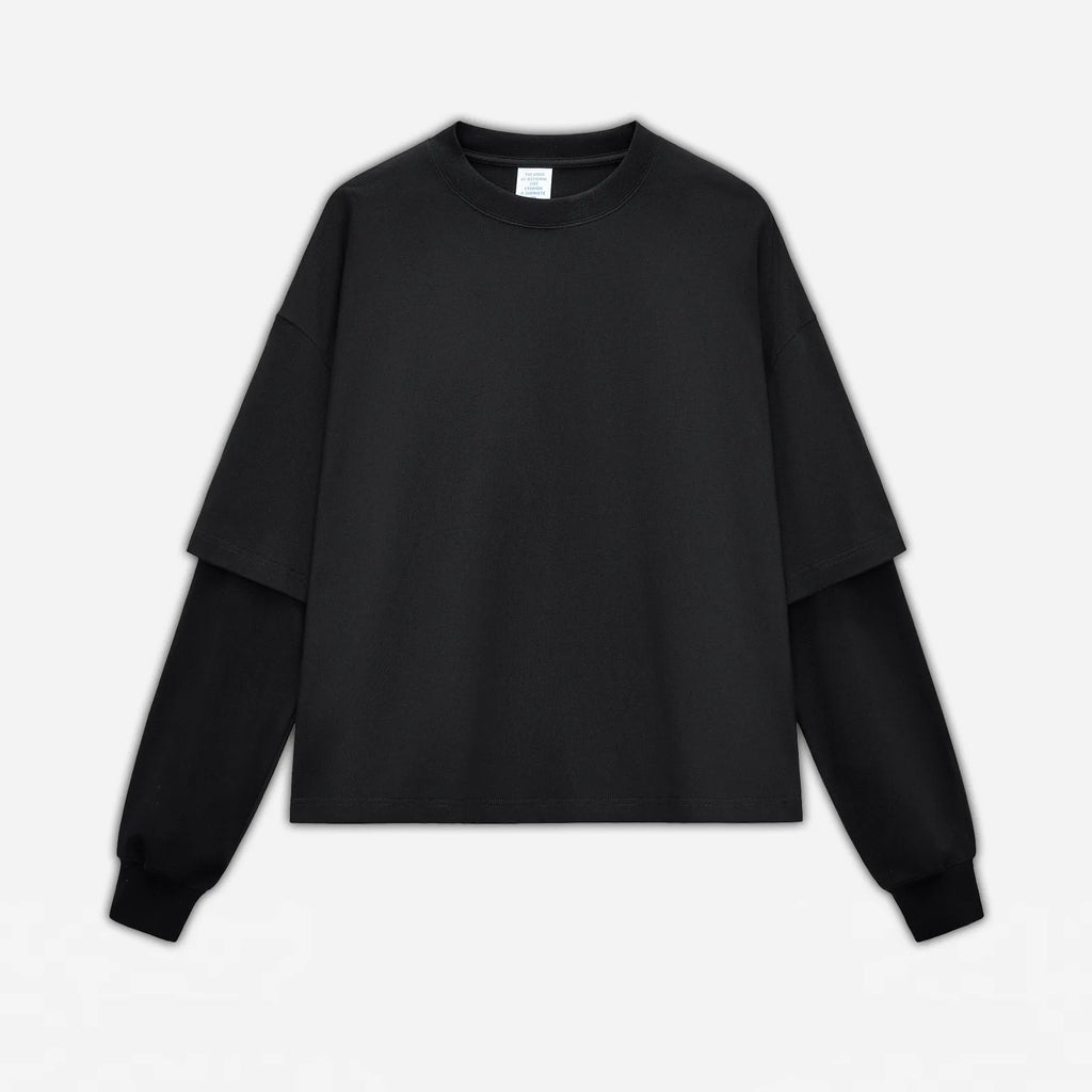 Long sleeve Tee W/ Thermal sleeves