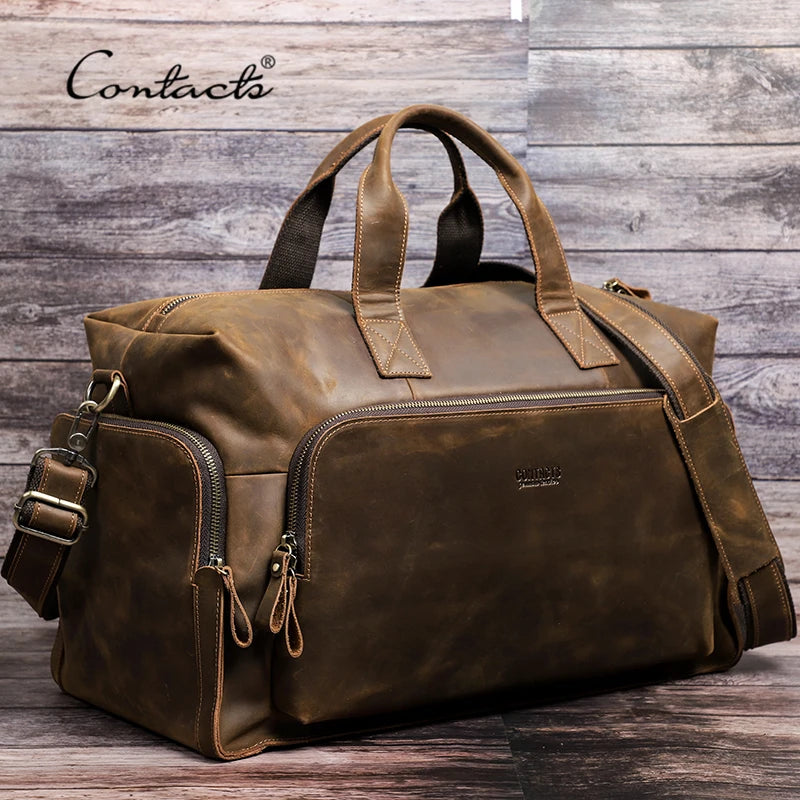 Vintage Leather Travel Bag