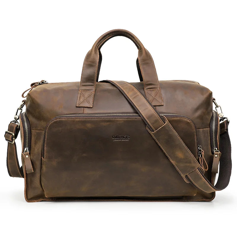 Vintage Leather Travel Bag