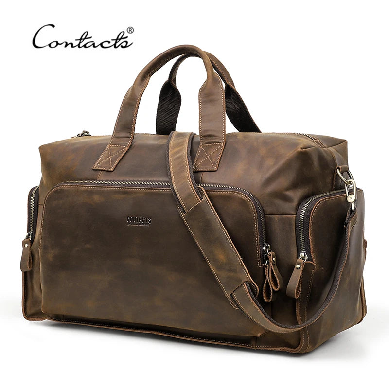 Vintage Leather Travel Bag
