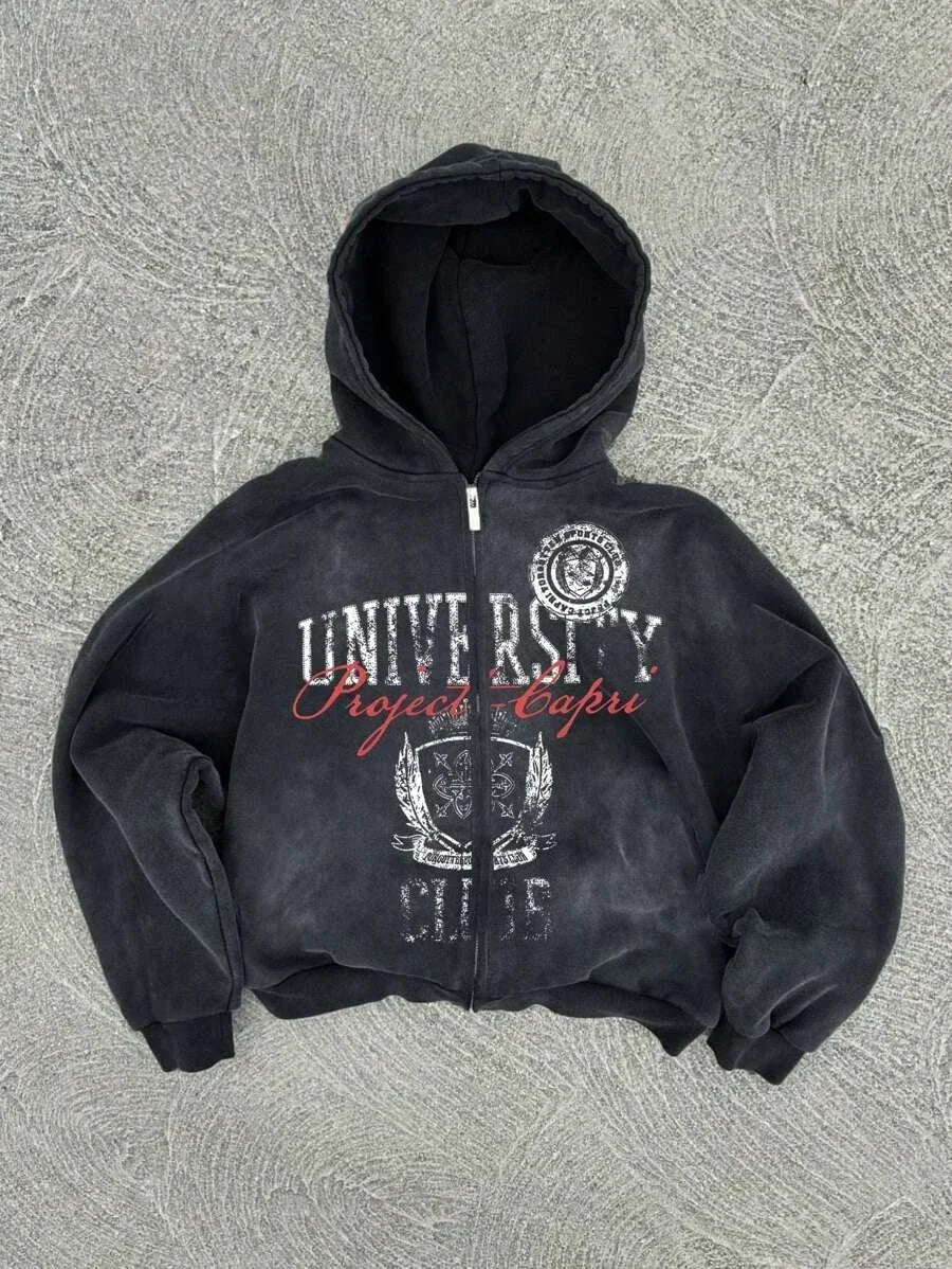Vintage custom zip up