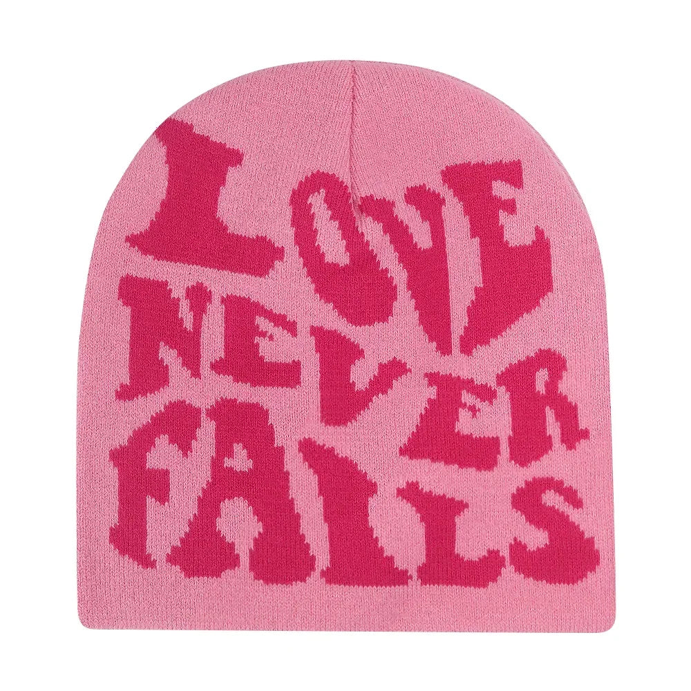 Y2K Letter Knit Beanie