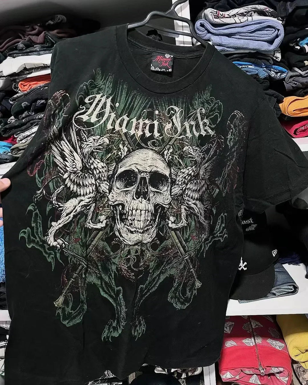 Gothic Skull Long Sleeve Tee