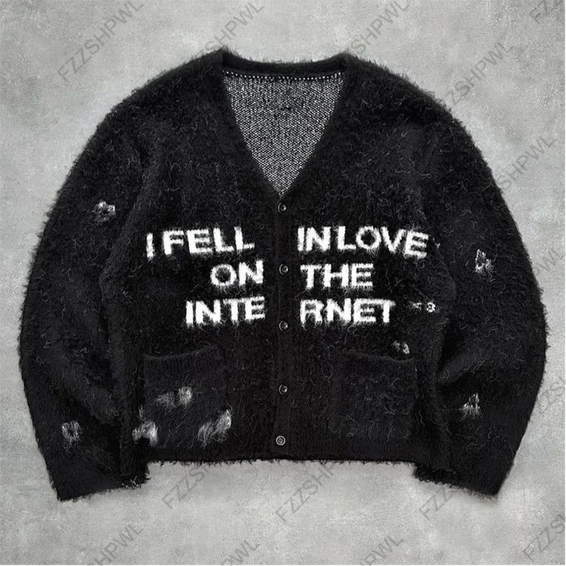 "I fell In Love On The Internet" Cardigan