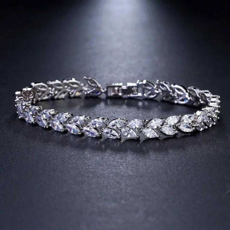 CZ Zircon Tennis Bracelet