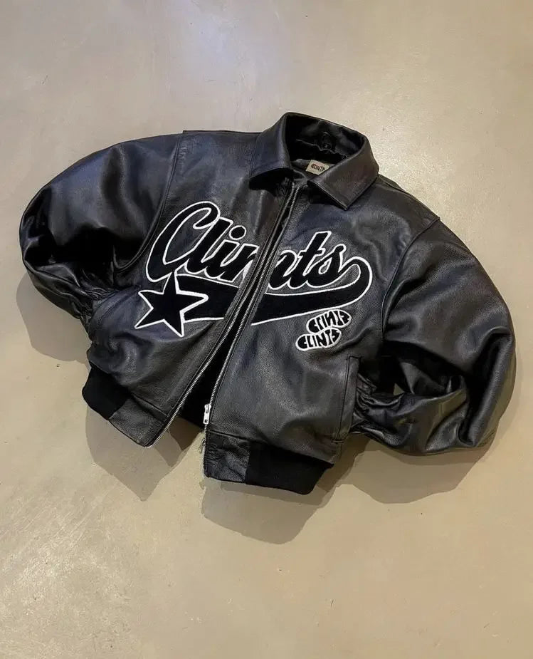 Retro Harajuku Leather Jacket