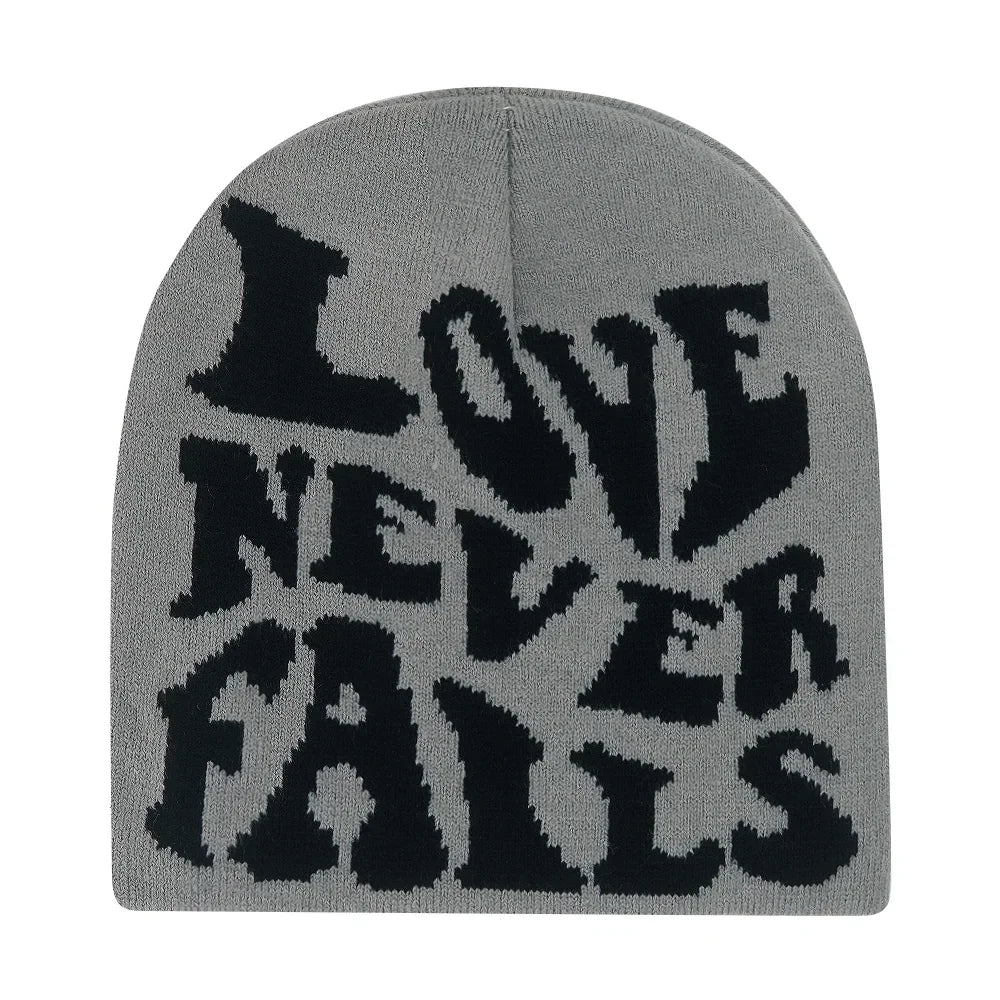 Y2K Letter Knit Beanie