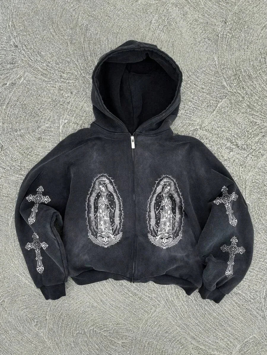 Vintage custom zip up