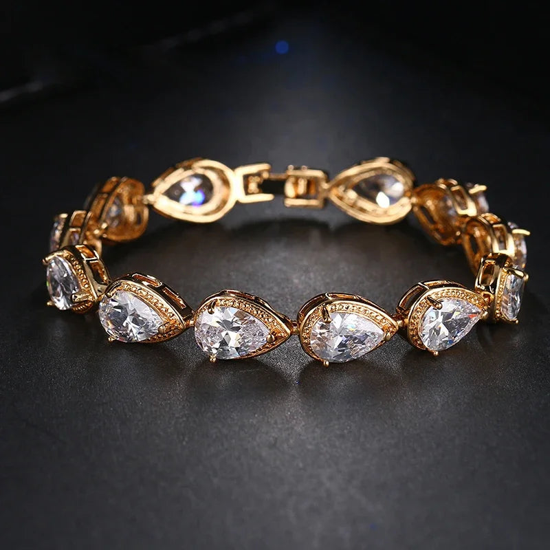 CZ Zircon Tennis Bracelet