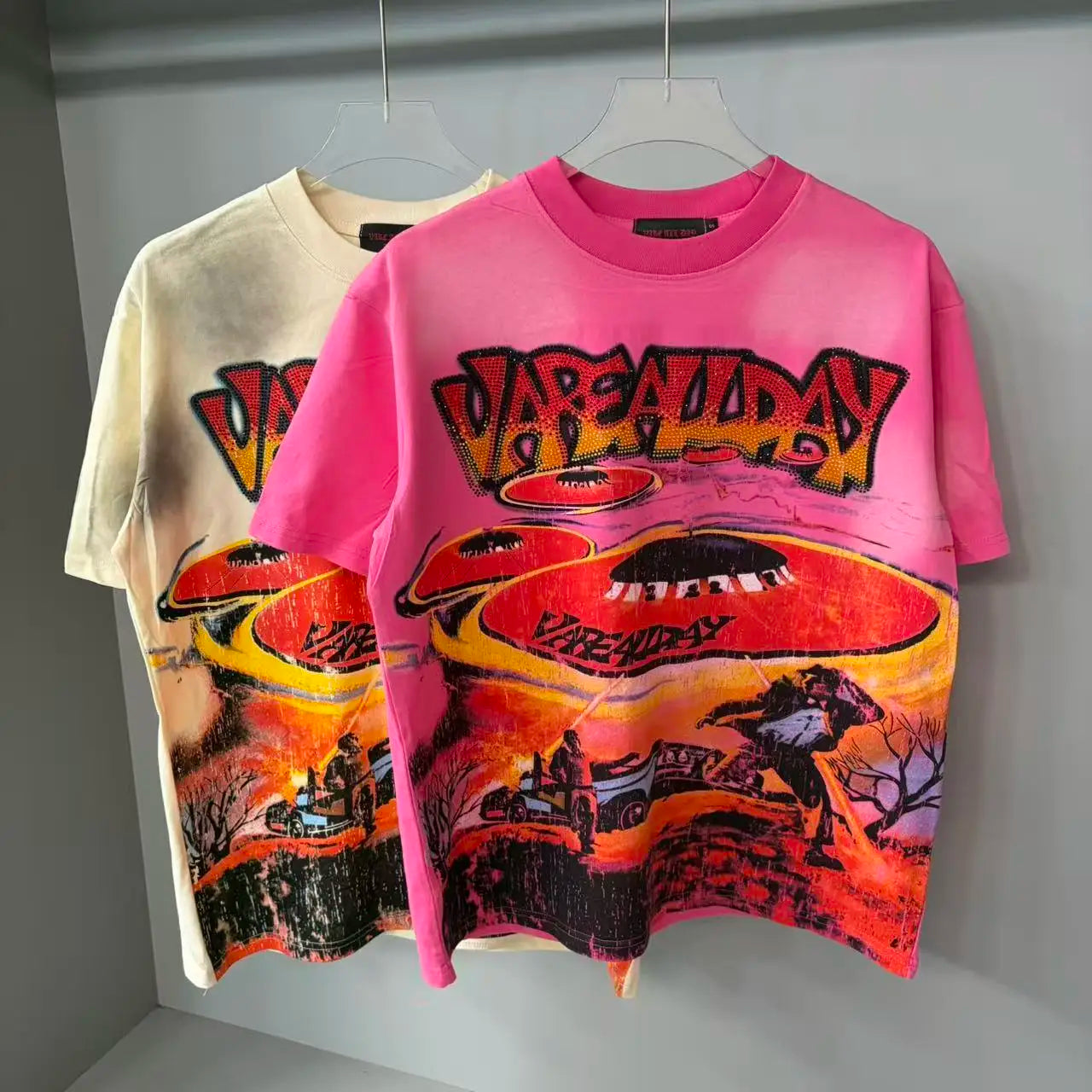 Rhinestone Diamond Baggy T-Shirt