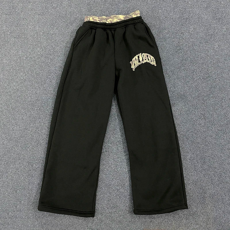 Leopard Double Waist Sweatpants