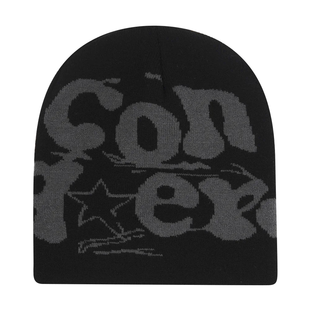 Y2K Letter Knit Beanie