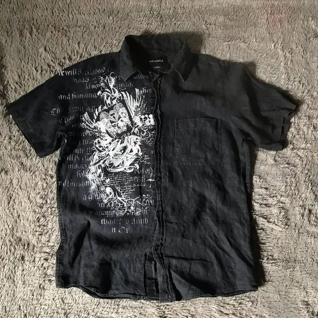 Y2K White Shirt Affliction