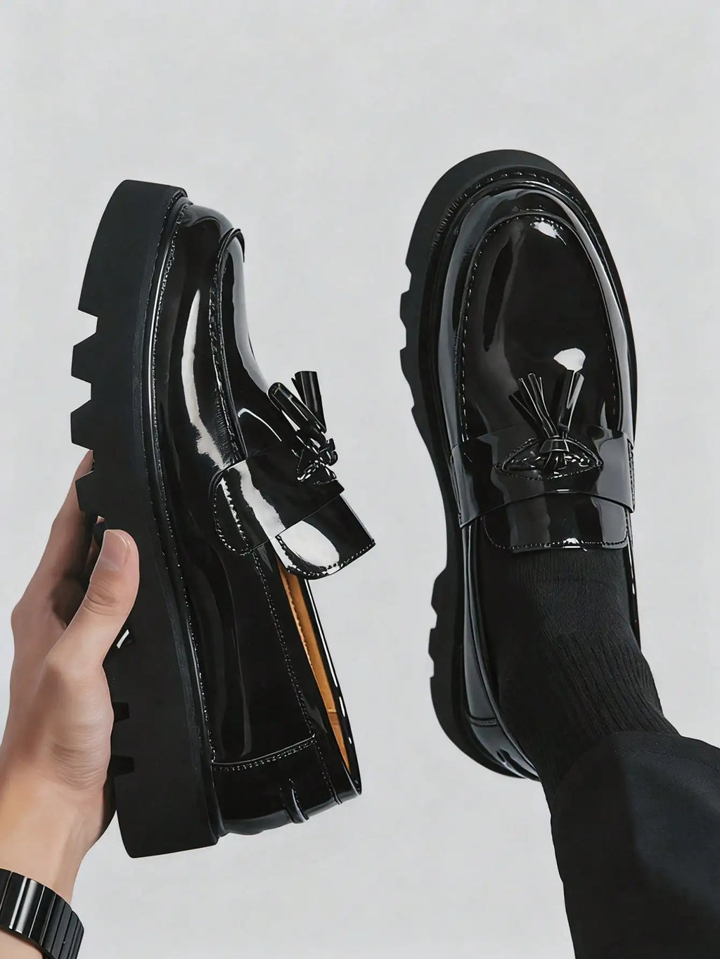 Black Penny Loafers