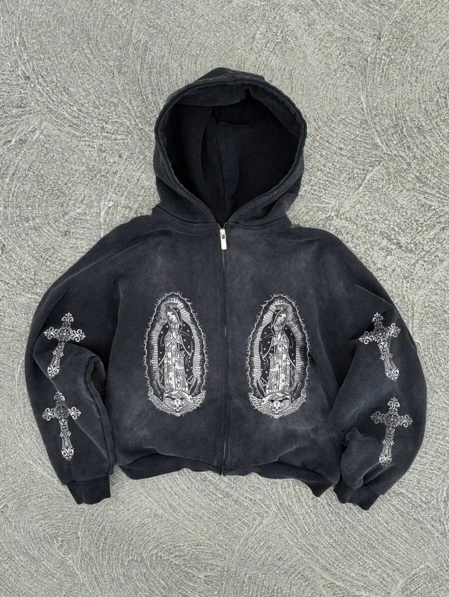Vintage custom zip up