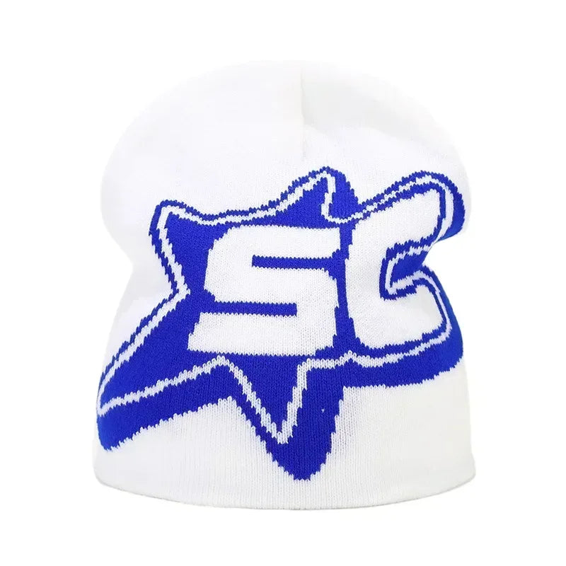 Y2K Letter Knit Beanie