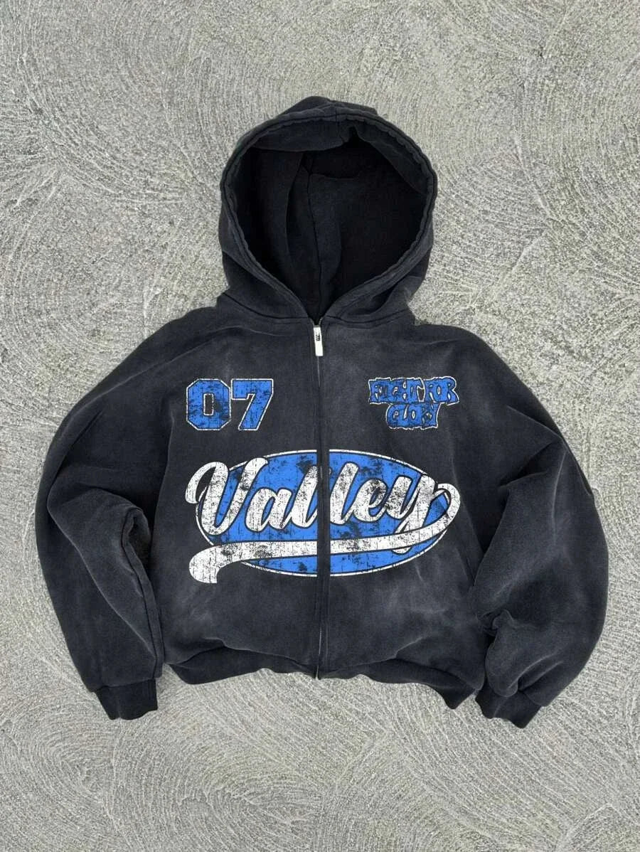 Vintage custom zip up