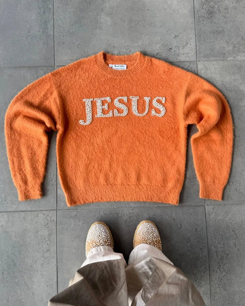 "Pretty Girls Love Jesus" Nit sweater