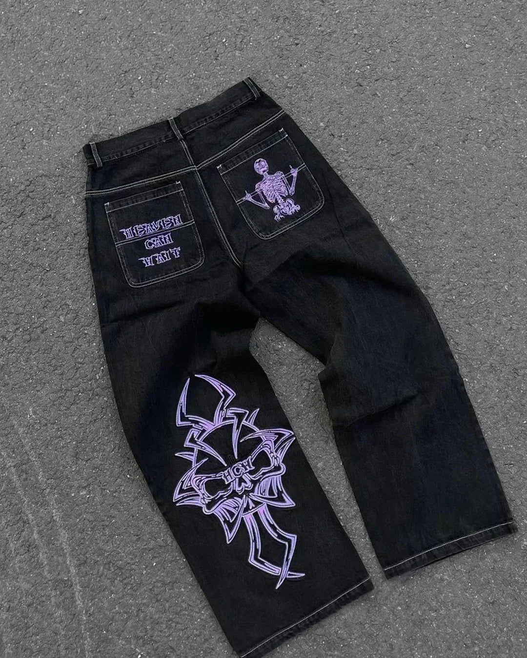 Wide legs Y2K jeans