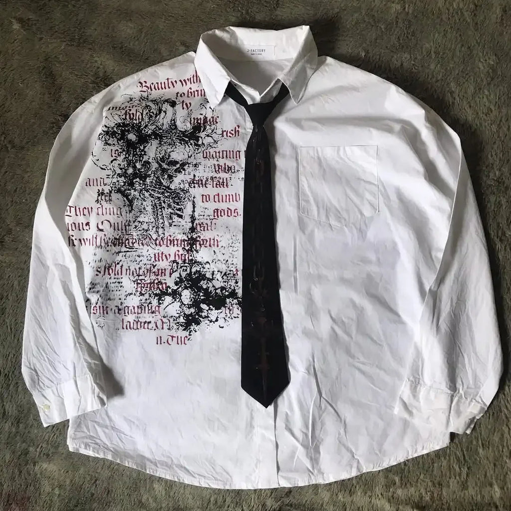 Y2K White Shirt Affliction
