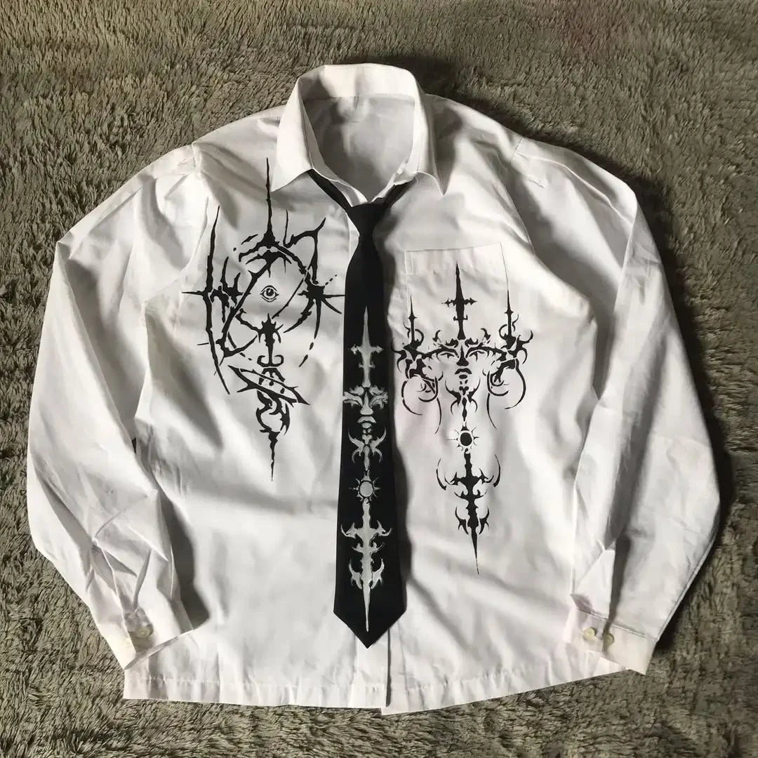 Y2K White Shirt Affliction