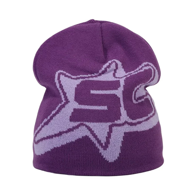 Y2K Letter Knit Beanie