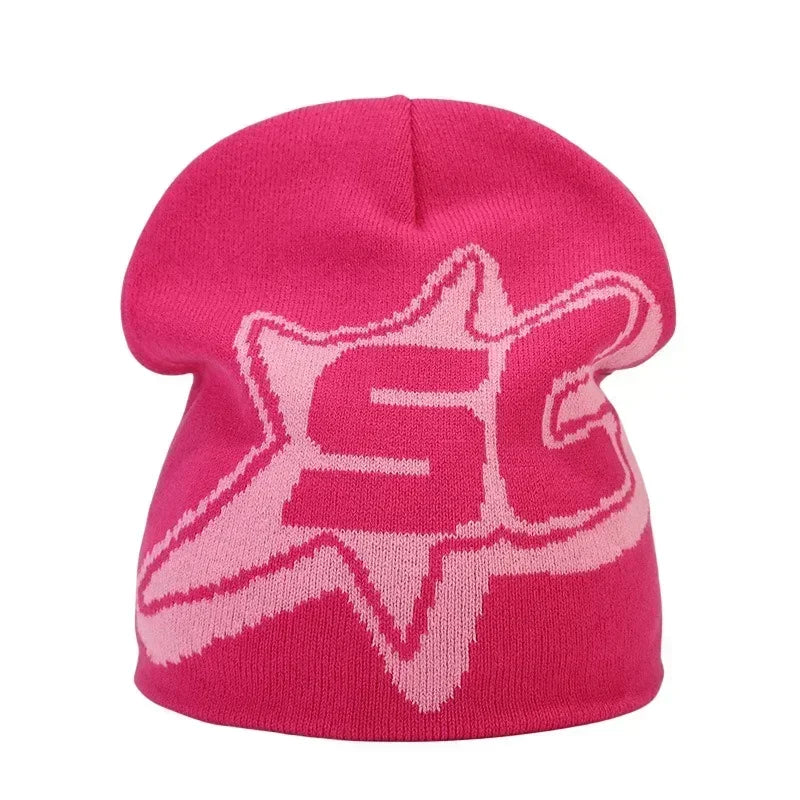 Y2K Letter Knit Beanie