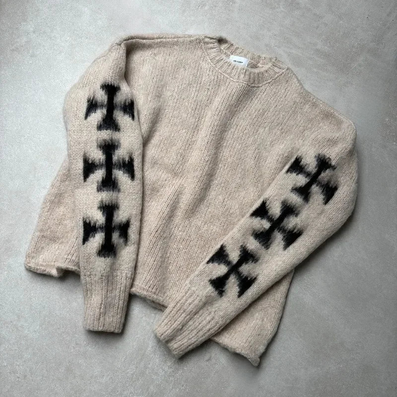 Cross Wool Sweater