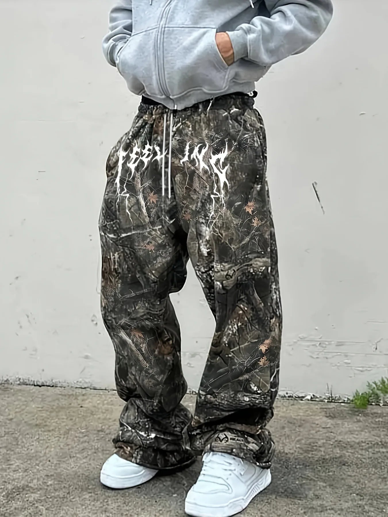 Men's Jungle Camouflage Full Print Streetwear All-Season Thin Pants Trousers Suitable for Gym Outdoor Casual Wear