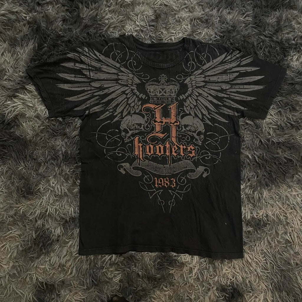 Gothic Skull Long Sleeve Tee