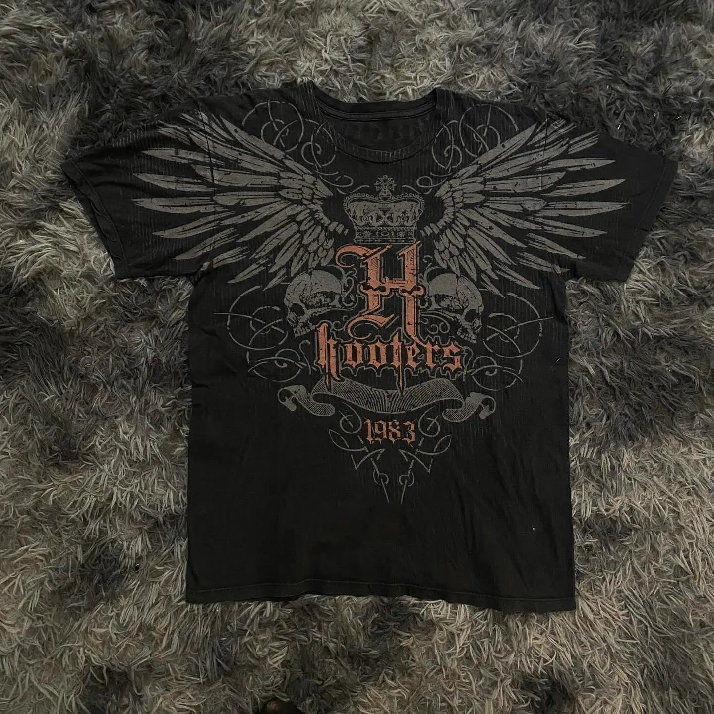 Gothic Skull Long Sleeve Tee