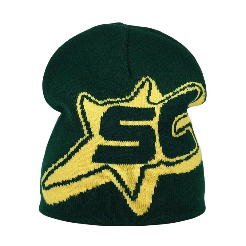 Y2K Letter Knit Beanie