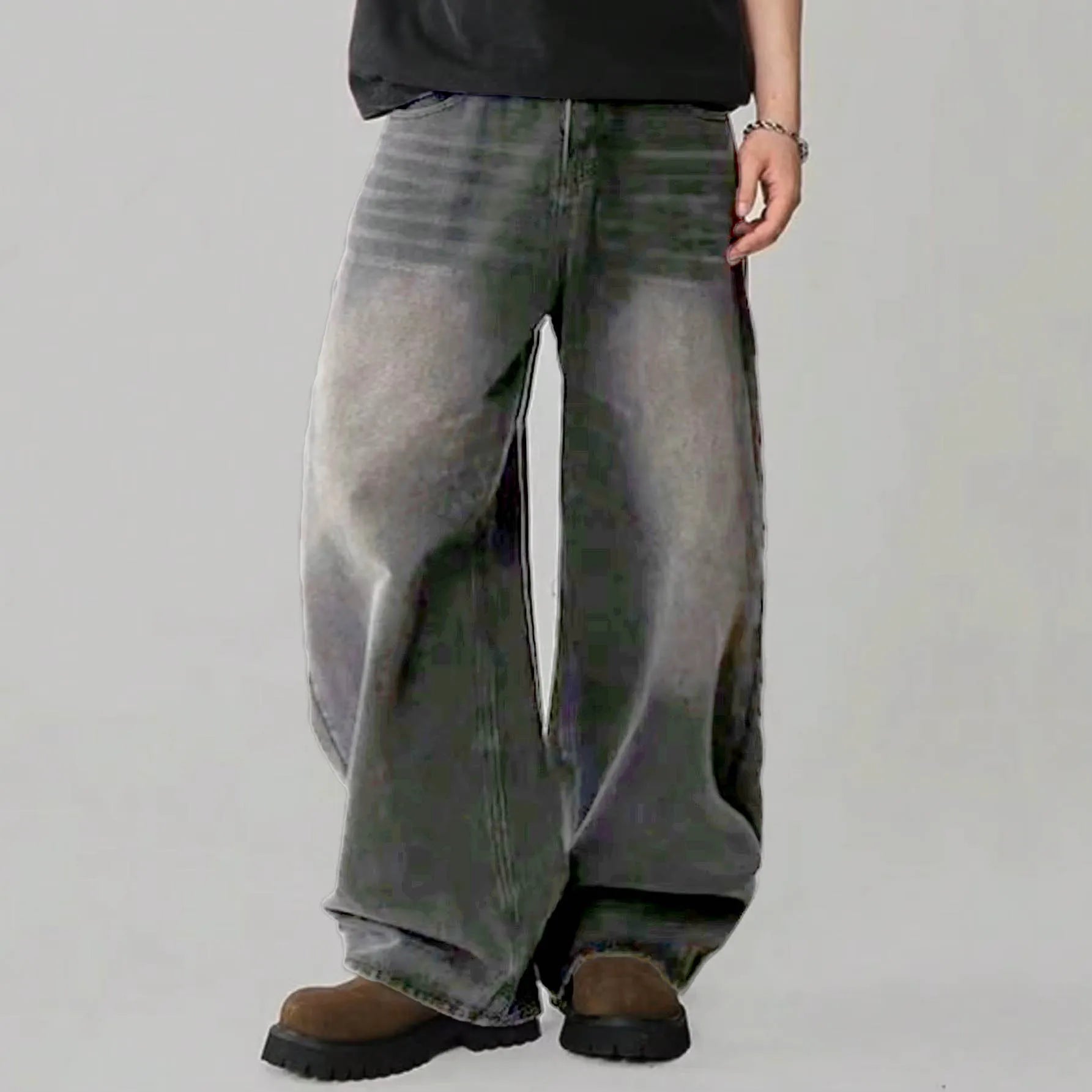 Vintage washed jeans