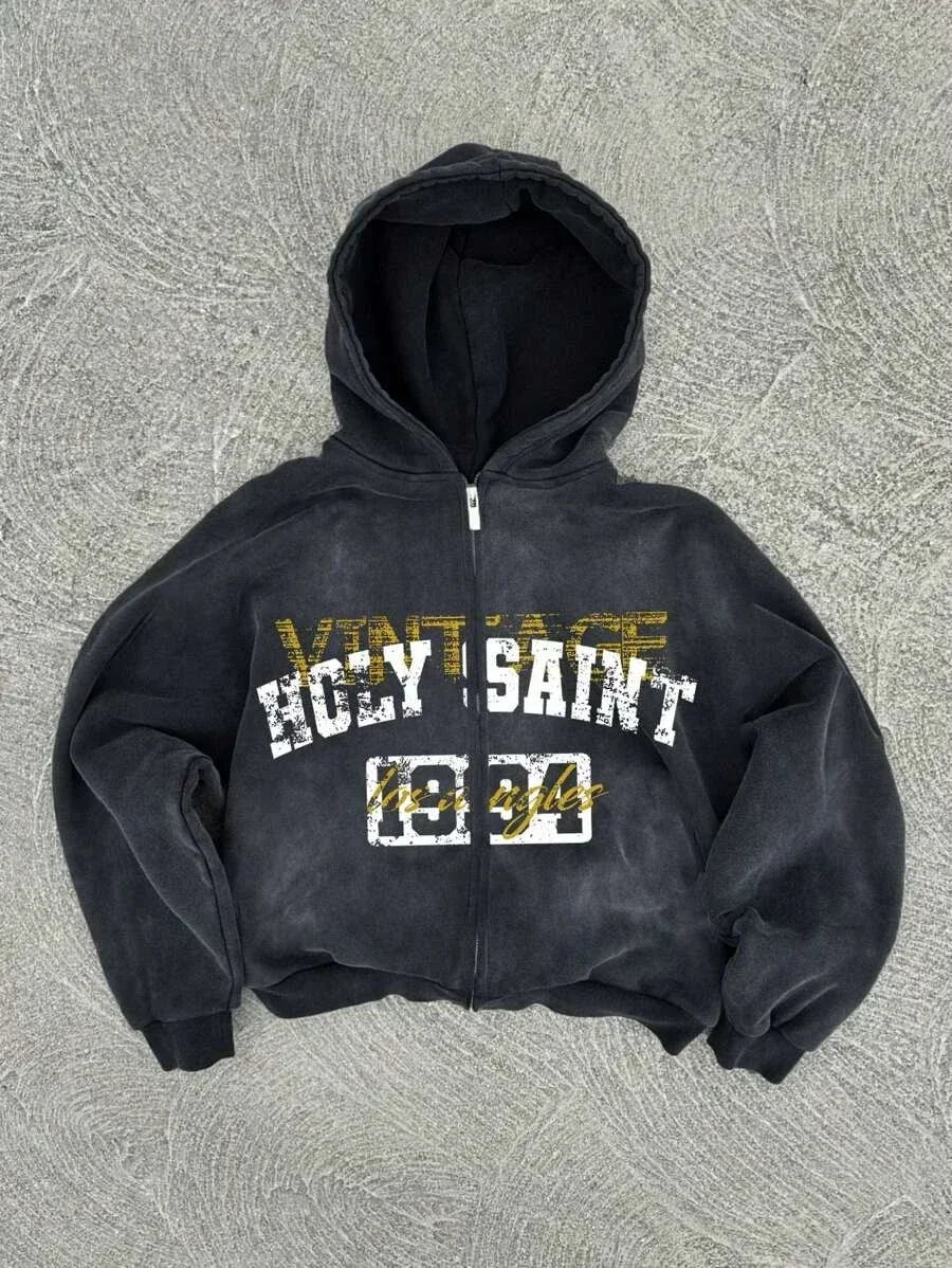 Vintage custom zip up