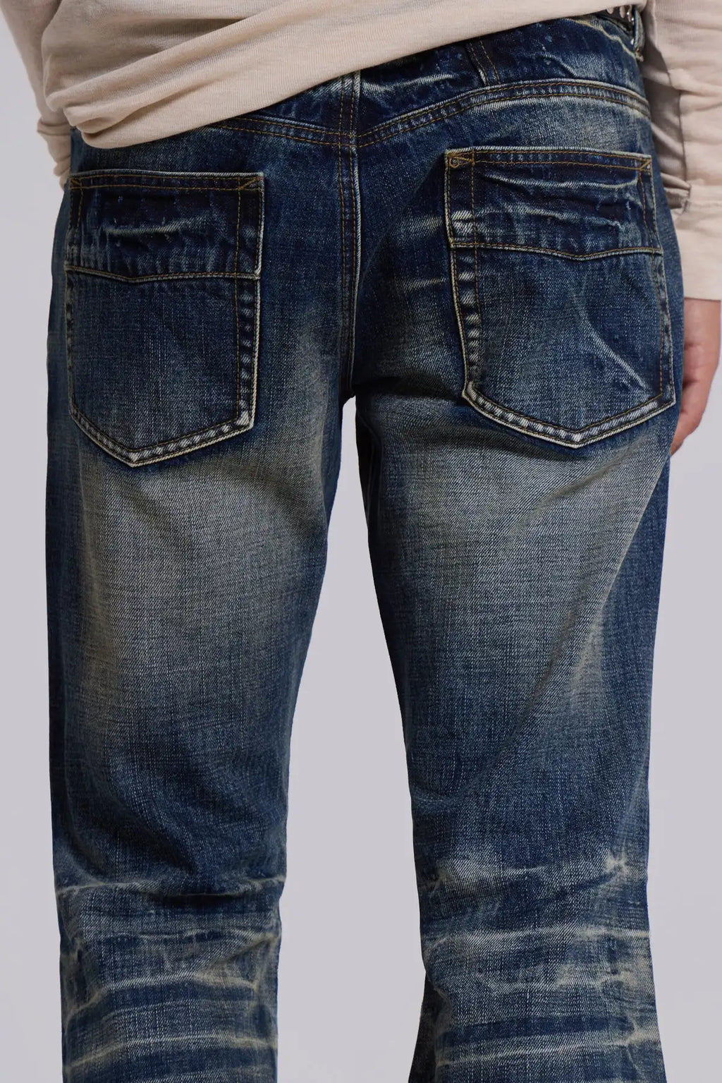 Arctic White Flared Jeans