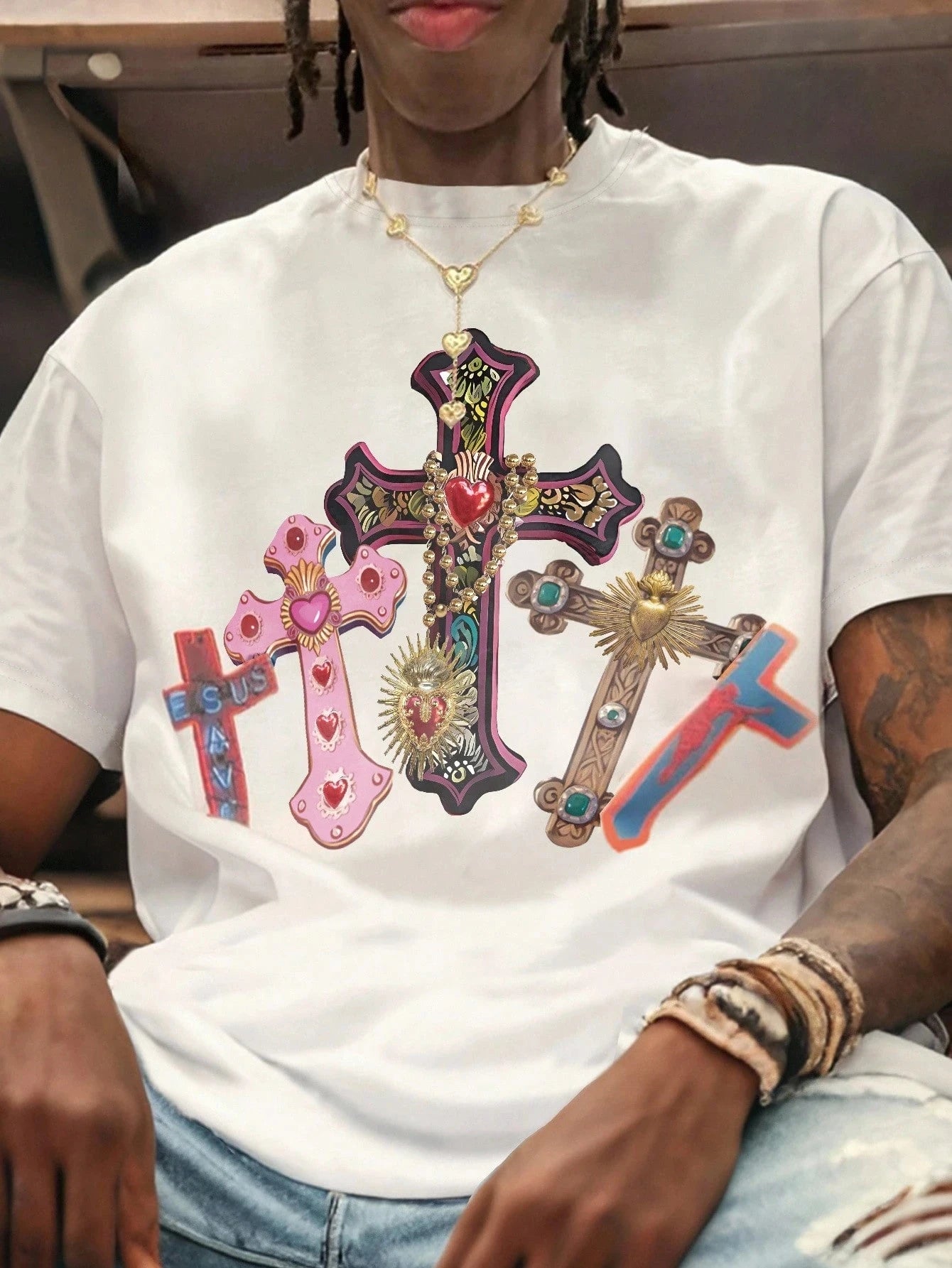 Multi-cross T'shirt