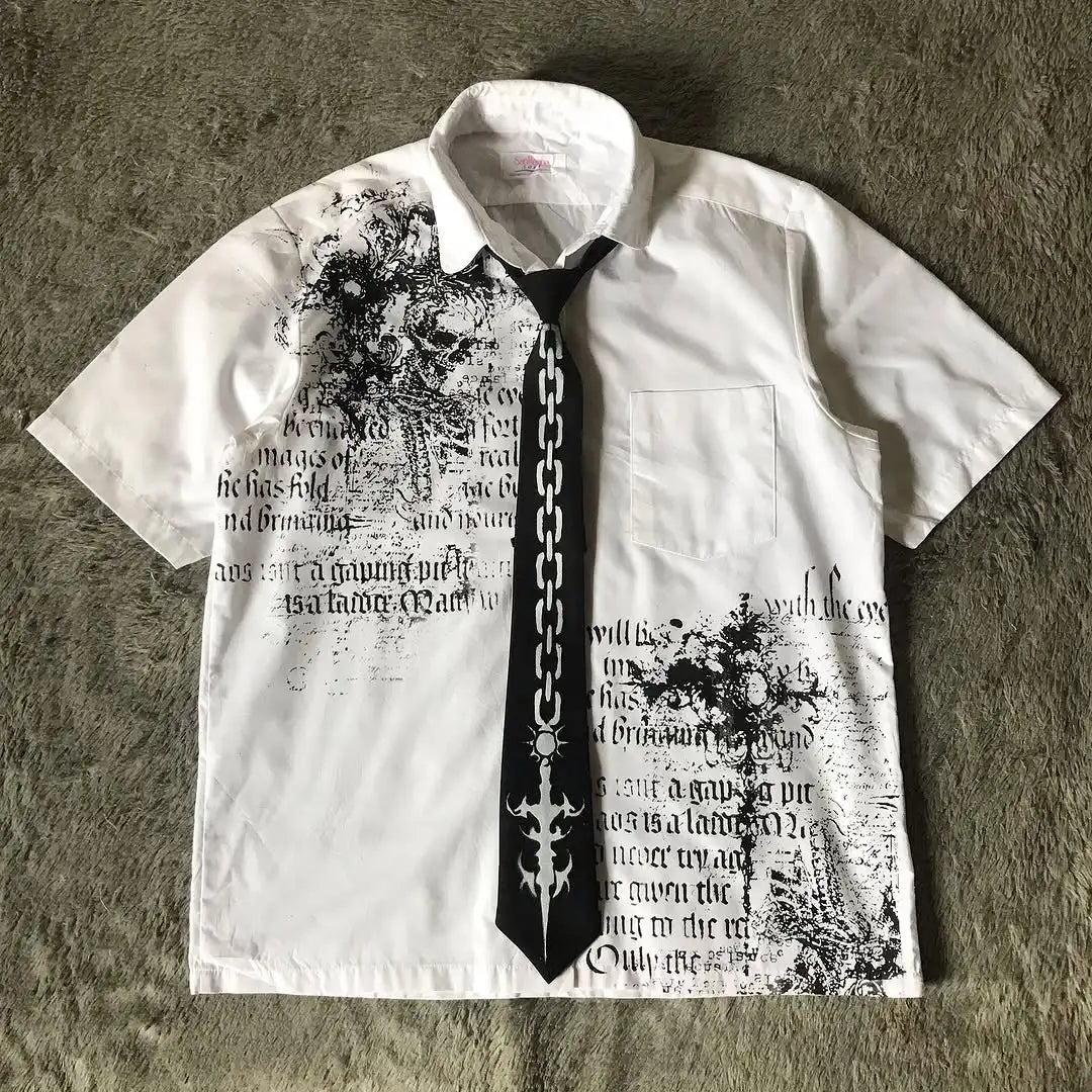 Y2K White Shirt Affliction