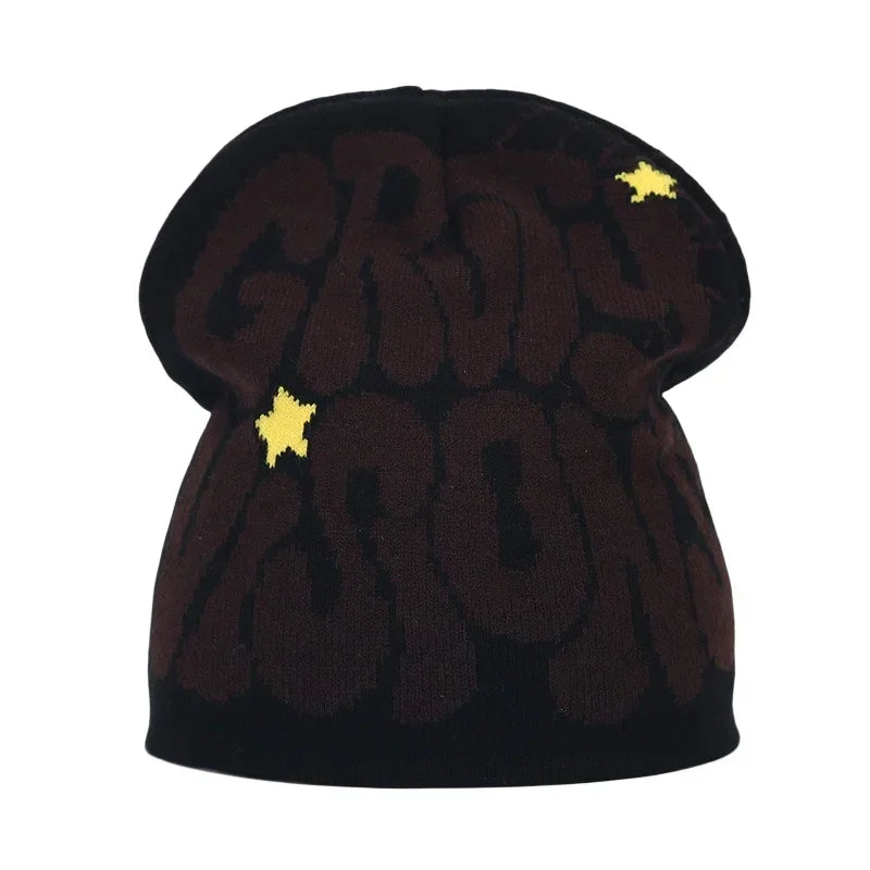Y2K Letter Knit Beanie