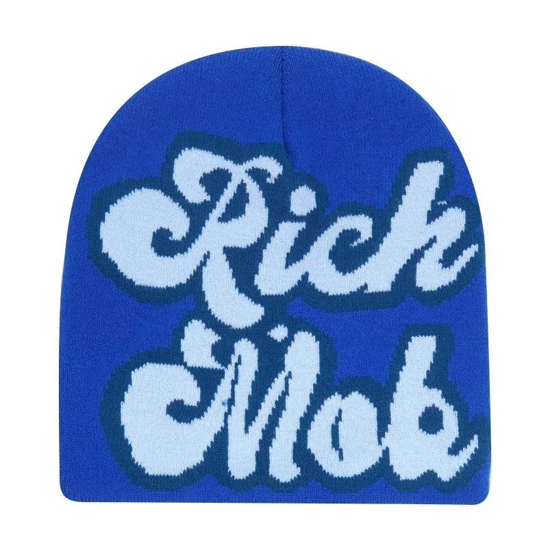 Y2K Letter Knit Beanie