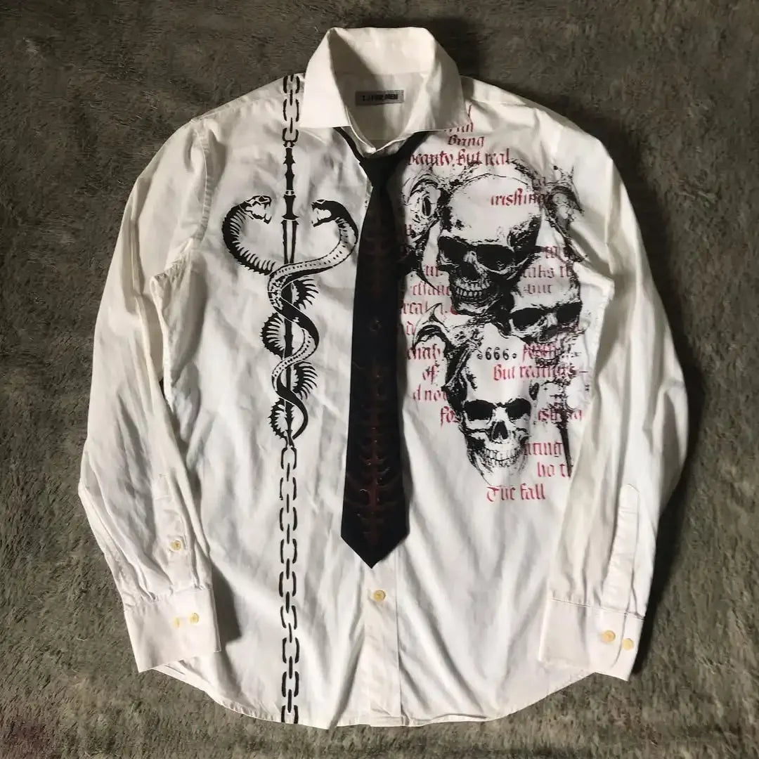 Y2K White Shirt Affliction