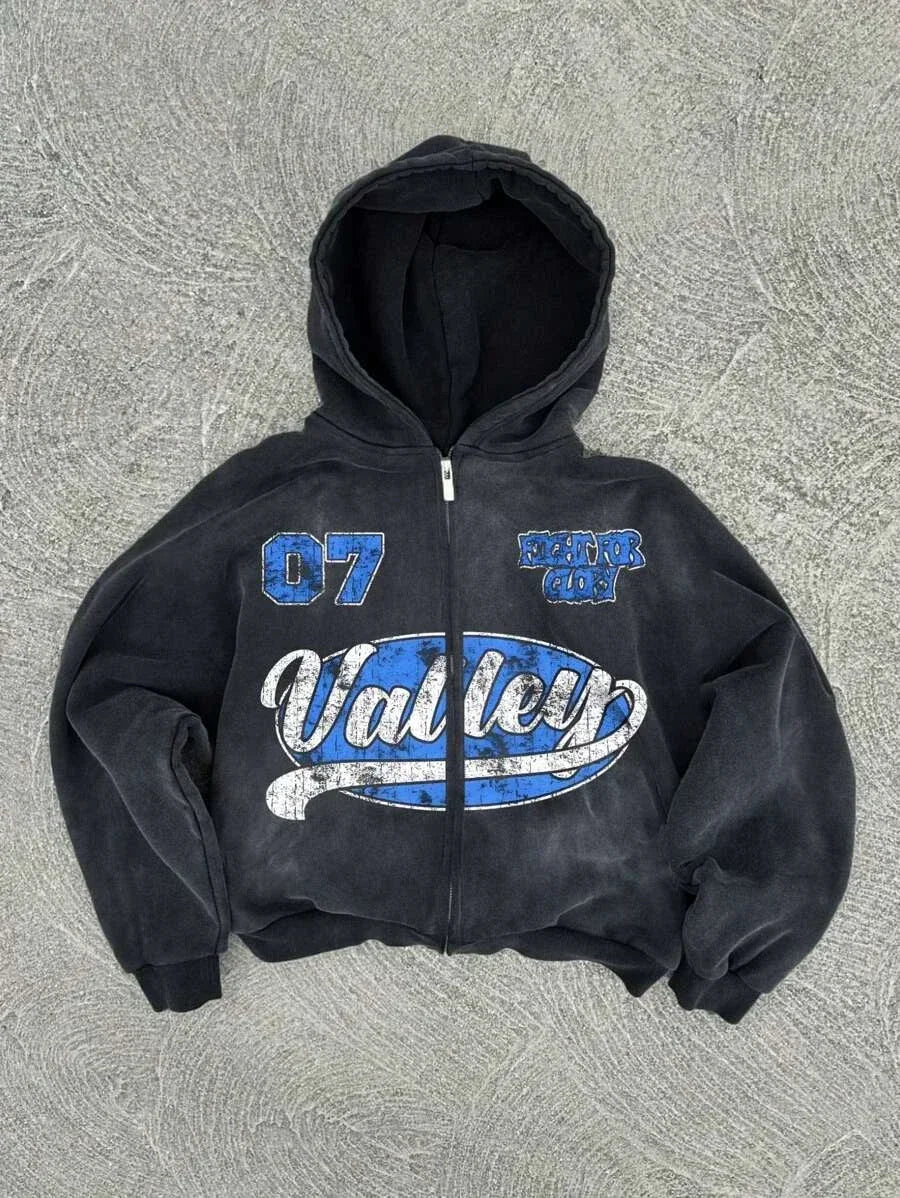Vintage custom zip up