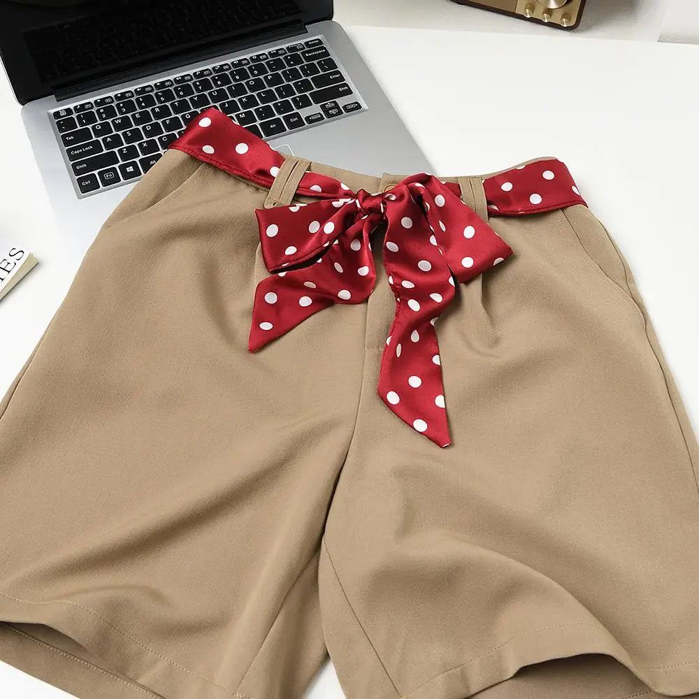 Polka Dot Silk Scarf